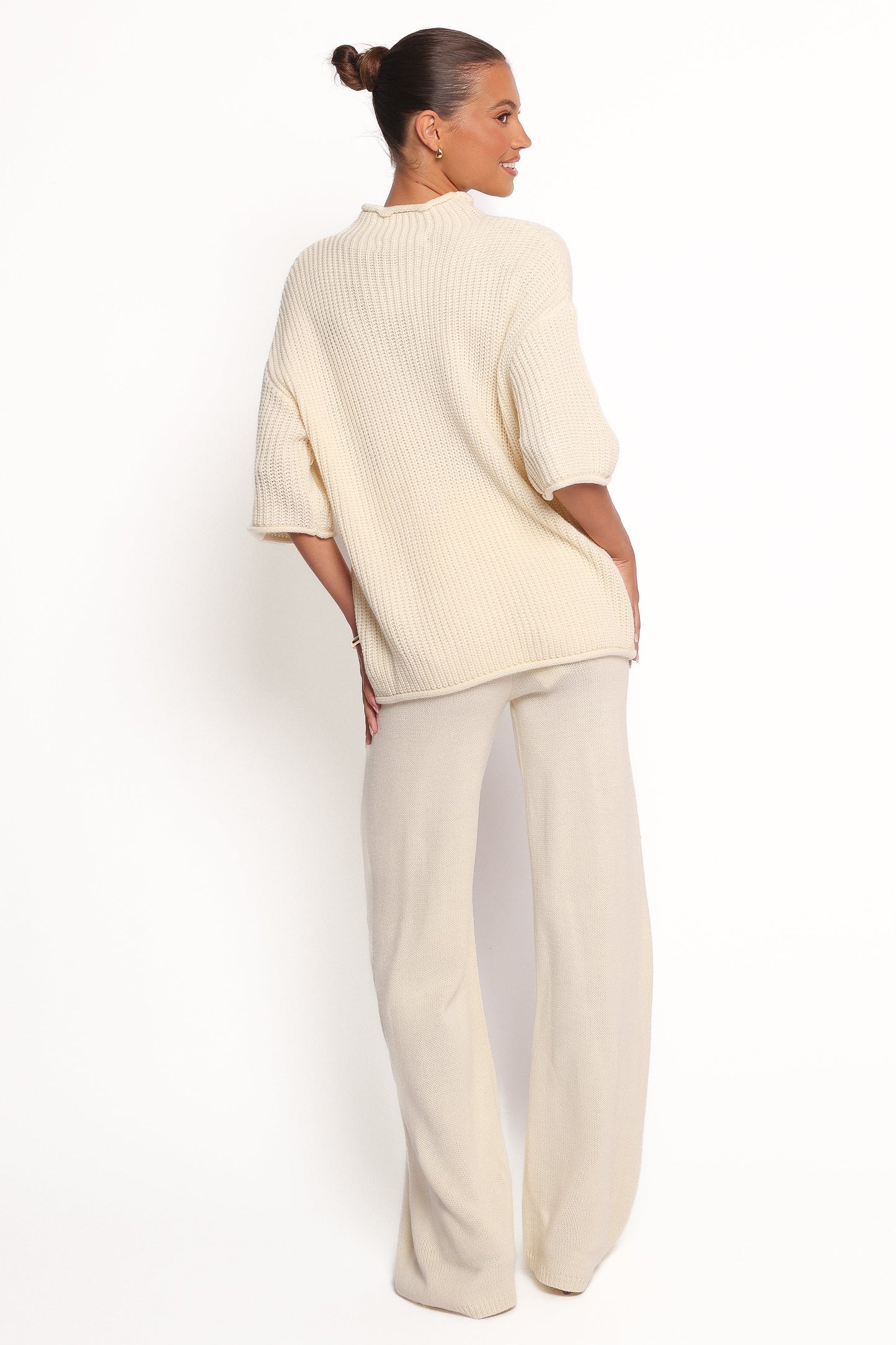 Remii Knit Pant Set - Ivory